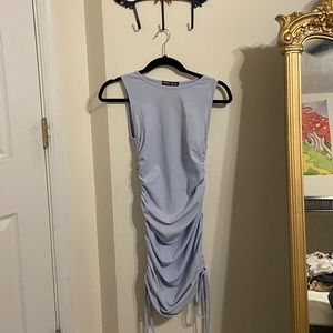 adjustable length periwinkle dress!